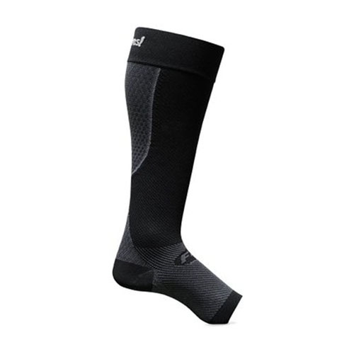 Feetures Plantar Fasciitis Calf Sleeve Pair-Black