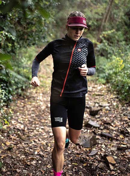 compressport trail running under control short