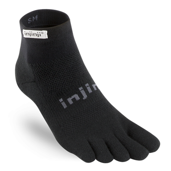 Feetures Elite Mini Crew Compression Fit Blister Free Running Training Socks