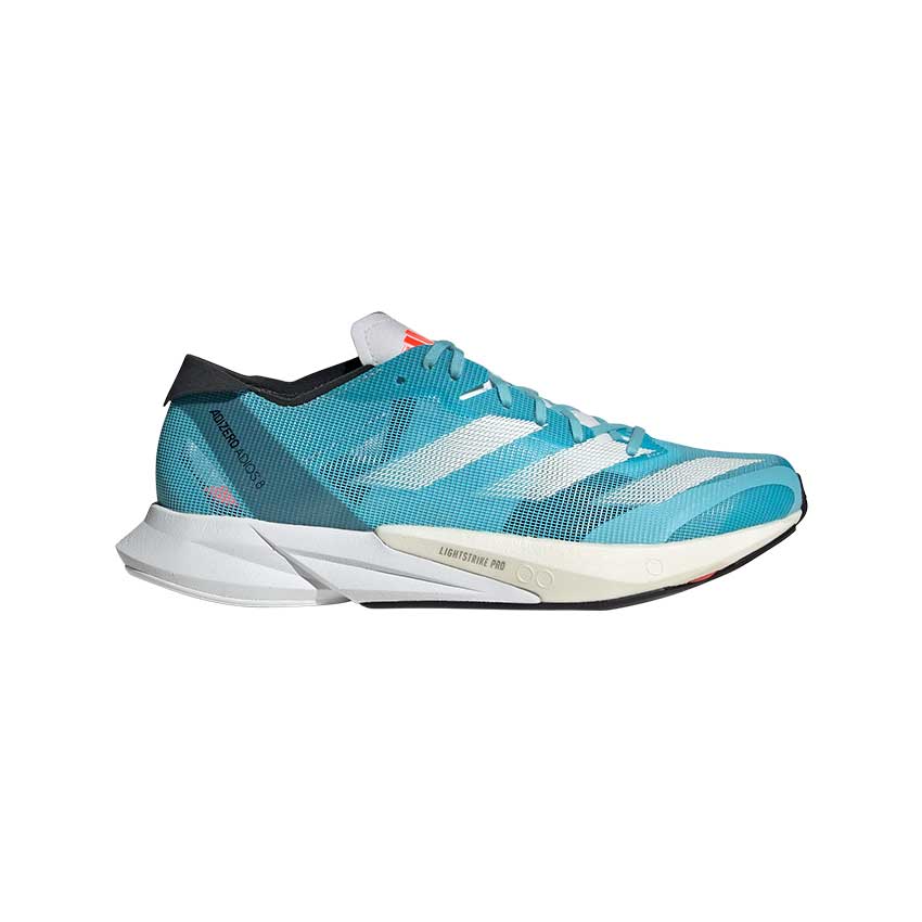 adidas ADIZERO ADIOS 8 Women Light Aqua Cloud White Magic Grey Met
