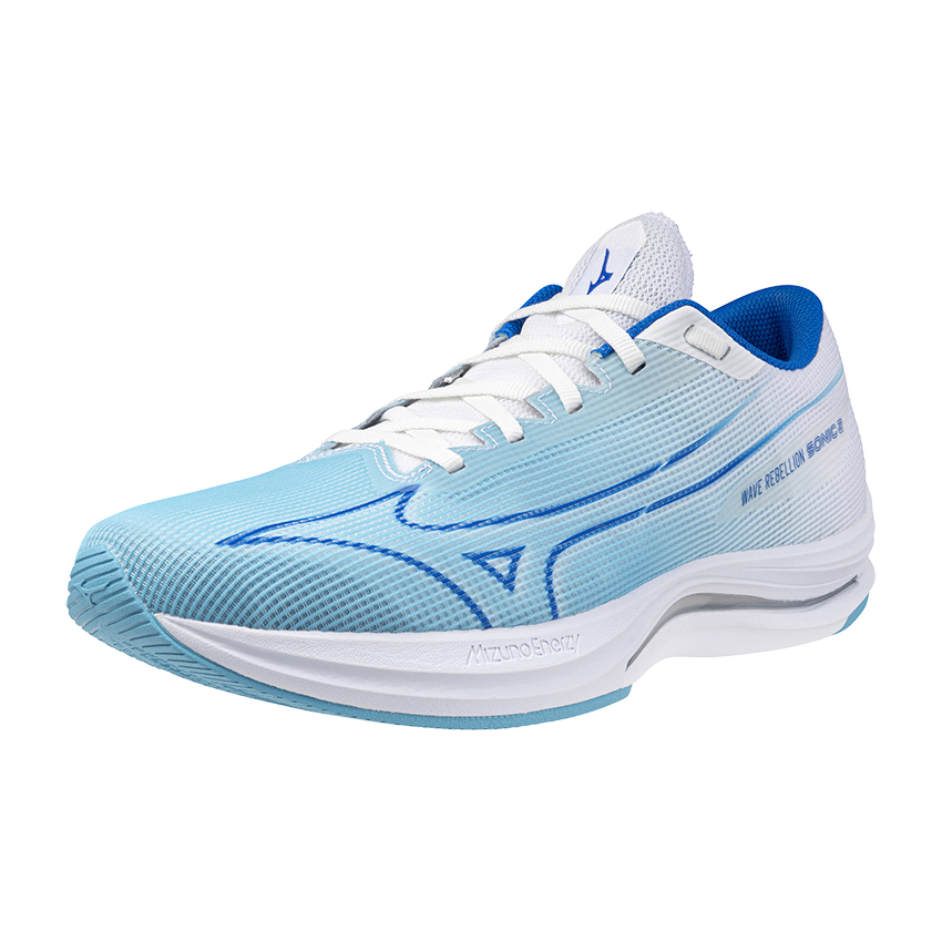 Mizuno Wave Rebellion Sonic 2 Men River Blue - Avarin: Running and