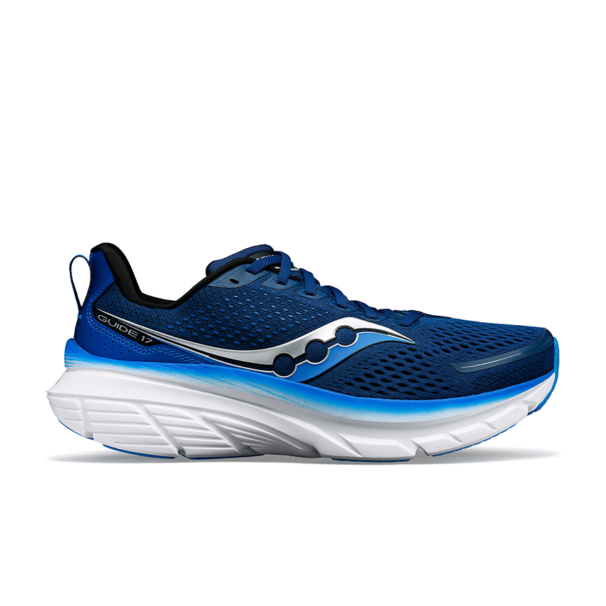 Saucony Guide 17 Men Navy Cobalt Avarin Running and Triathlon