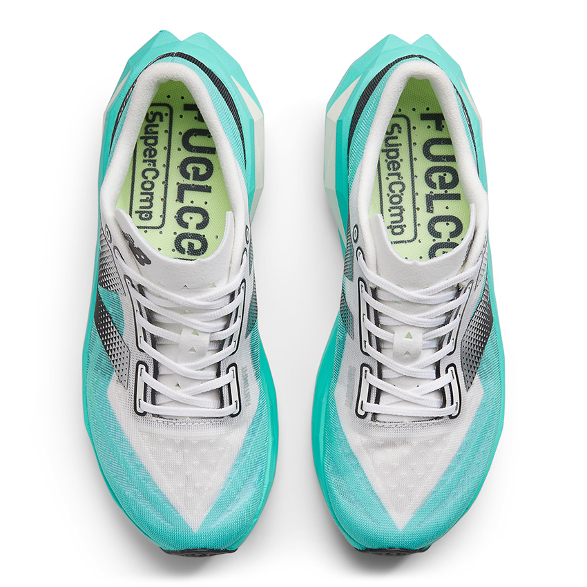 New Balance FuelCell SuperComp Elite v4 Women Green Avarin Running and Triathlon