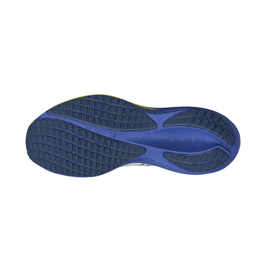 Mizuno Wave Rider 29 2E Men White/esatate blue/lightning yellow