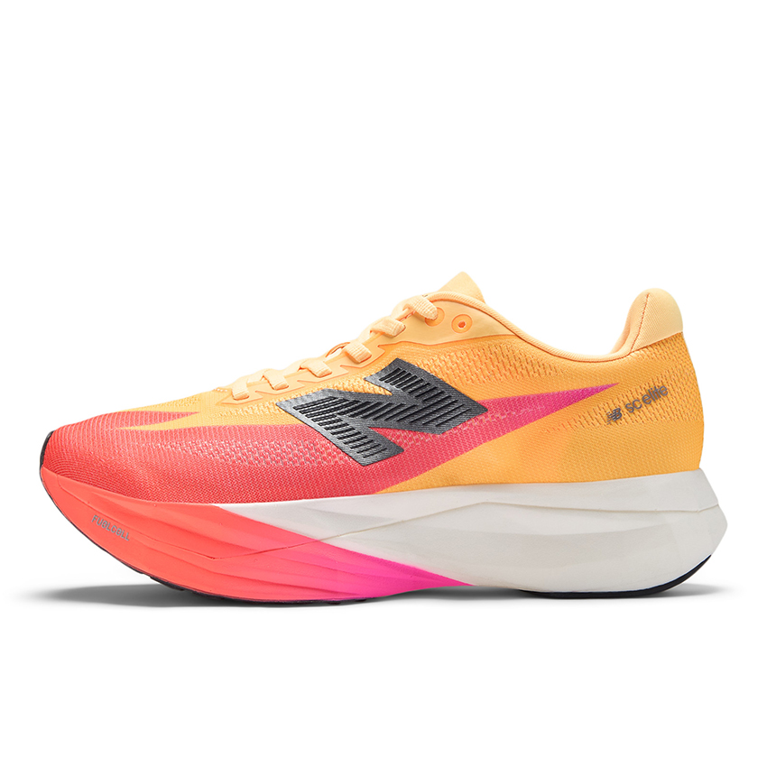 New Balance FuelCell SuperComp Elite v5 Women Tangerine Heat/White Peach/Pink Heat